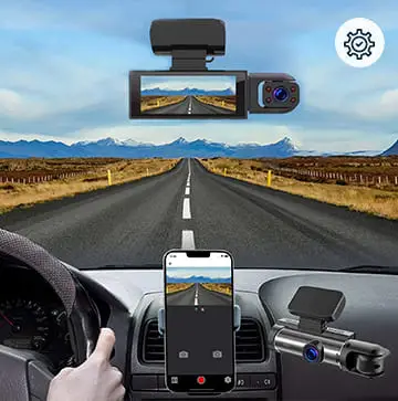 Night vision capabilities of Vital Dash Cam ensuring clear footage in low-light